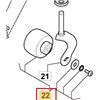 STIGA Framhjul Autoclip 221, 223, 225, AR1 500, 112600392/0 - 1
