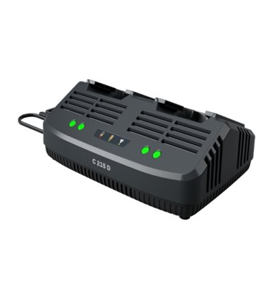 STIGA Batteriladdare Dubbel, 20V, SGT100AE, SHT100AE,271020100/21 - 2