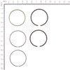 BRIGGS & STRATTON Kolvringssats 594437 - 4