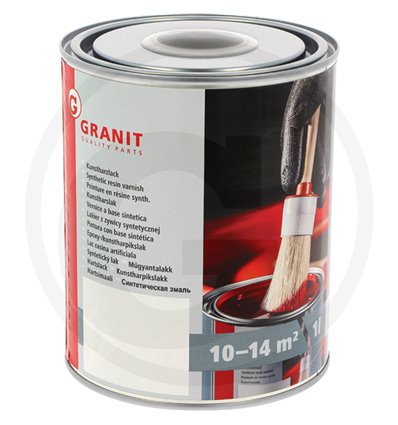 Bättringsfärg Svart matt, 1 Liter - 4