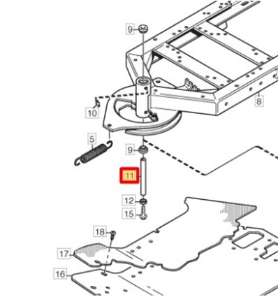 STIGA Centrumaxel 1134-3968-01 - 1