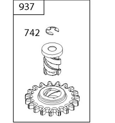 BRIGGS & STRATTON Startdrevsats 799420 - 1