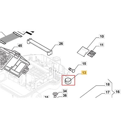 STIGA Liftboard Autoclip 221, 223, 225, 228, 1126-1432-02 - 1