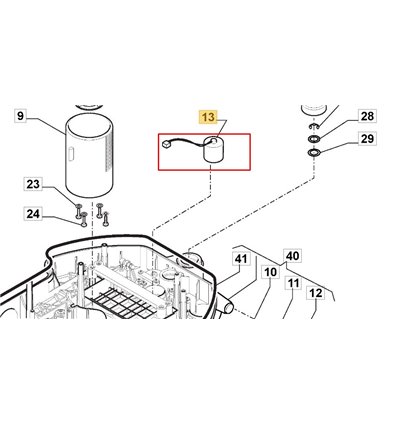 STIGA Spole Slingsensor Autoclip 221, 223, 225, 112600234/0 - 1