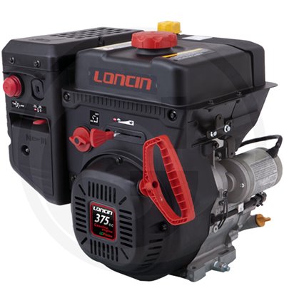 Motor snöslunga Loncin OHV 10,5hk,  Elstart, horisontel 25mm,  LC185FDS - 1