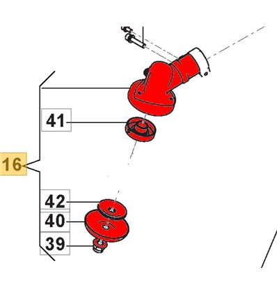STIGA Vinkeväxel SBC242D, 243D, 252D, 253D, 118803999/0 - 1
