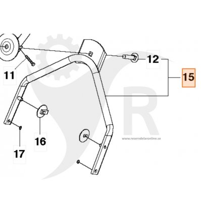 KLIPPO Underdel styrhandtag Comet, Champion XL, 5028917-01 - 1