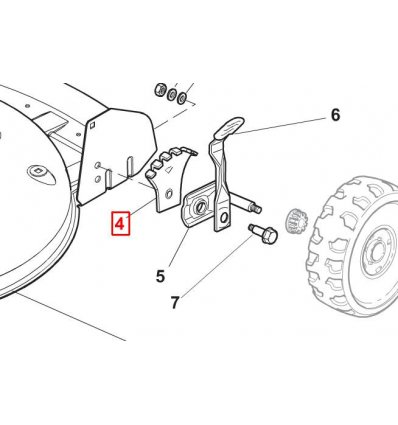 STIGA Höjdinställningssegment 322735547/0 - 1