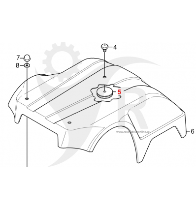 STIGA Ring Autoclip 520, 523, 525, 1126-1179-01 - 1