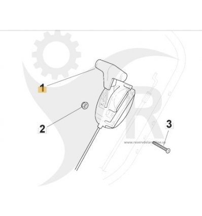 STIGA Gasreglage Multiclip 50 Honda 181007130/0 - 1