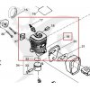 JONSERED Cylinder P422 m.fl. 5300125-50 - 2