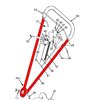 KLIPPO Styre övre Cobra, Comet S, Excellent S, 5033158-03 - 2