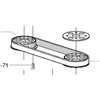 Kuggrem Husqvarna Rider 11, Rider 13, Bioclip, 5895315-01 - 2