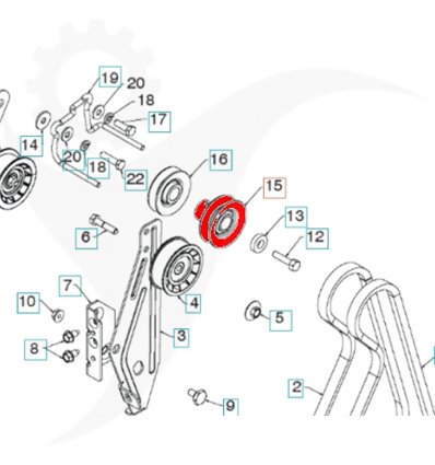HUSQVARNA Remskiva 924SB, ST261, SB27, 5324264-91, 5321791-57 - 1