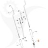 HUSQVARNA Fjäder ST330, ST324, ST2111E, PM105, 5808021-01 - 2