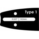 Motorsågssvärd 14 tum 3/8"  1,3mm Premium Cut - 1