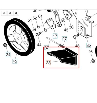 HUSQVARNA Deflektor, 5321608-31 - 1