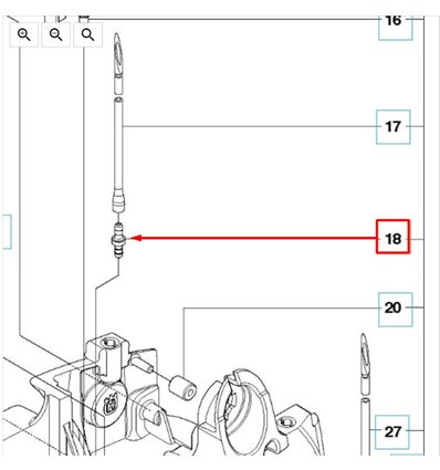 HUSQVARNA Nippel för bränsleslang, 5300238-77 - 1